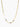 14k solid gold herringbone chain necklace